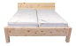 Preview: OrthoDorn® Bett Modell Zirbe "STANDARD", Kopfteil "Modern"