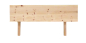 Preview: OrthoDorn® Bett Modell Zirbe "STANDARD", Kopfteil "Modern"