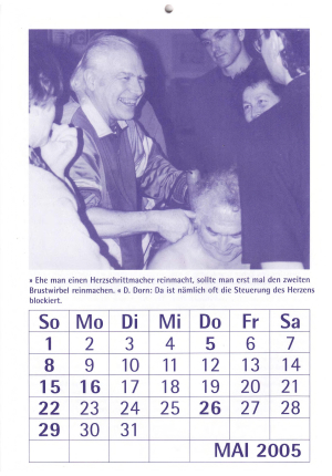 3. Selbsthilfe-Kalender der Dorn-Therapie 2005
