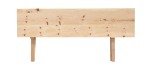 OrthoDorn® Bett Modell Zirbe "SCHWEBE", Kopfteil "Modern"