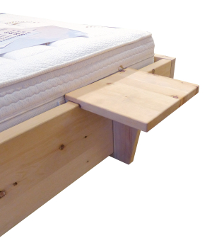 OrthoDorn® Bett Modell Zirbe "SCHWEBE", Kopfteil "Modern"