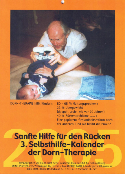 3. Selbsthilfe-Kalender der Dorn-Therapie 2005