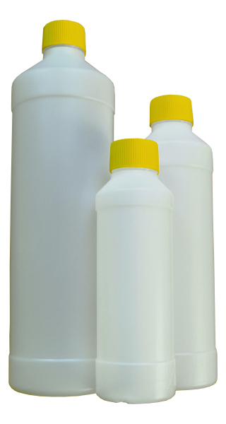 Rundflasche leer PE-HD