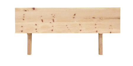 OrthoDorn® Bett Modell Zirbe "SCHWEBE", Kopfteil "Modern"
