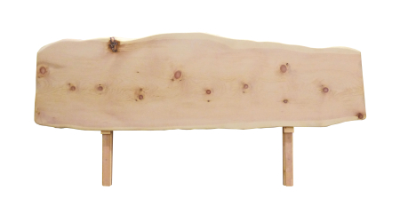 OrthoDorn® Bett Modell Zirbe "SCHWEBE", Kopfteil "Rustikal"