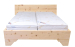 OrthoDorn® Bett Modell Zirbe "EXCLUSIVE", Kopfteil "Modern"