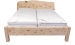 OrthoDorn® Bett Modell Zirbe "STANDARD", Kopfteil "Rustikal"